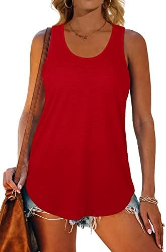 Womens Tank Tops Racerback Loose Shirts for Women Summer