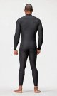 3 Pack Men's Athletic Turtle Neck Long Sleeve Compression Shirts