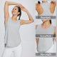 Women's Workout Tank Tops Loose Fit Racerback Top Sleeveless Shirts Lightweight Yoga Athletic Gym Running