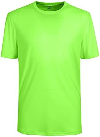 Men's Short Sleeve T-Shirt Quick Dry UPF 50+ Athletic Running Workout Fishing Hiking Tops Performance Shirts