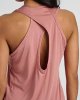 5 Pack: Women's Crossback Keyhole Open Back Workout Tank Top Dry-Fit Sleeveless Yoga Gym (Available in Plus)