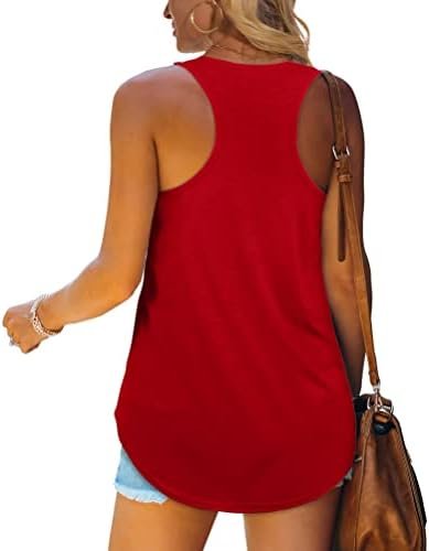 Womens Tank Tops Racerback Loose Shirts for Women Summer