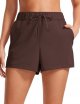 Stretch Shorts for Women Work Casual 2.5" - Athletic Shorts with Pockets for Workout Travel Hiking Golf