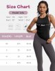 Womens Cross Back Workout Tank Tops-with Built in Bra, High Neck Athletic Yoga Gym Tank Tops