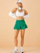 Womens High Waisted Shorts Athletic Running Shorts Workout Gym Quick Dry Flowy Shorts with Pockets