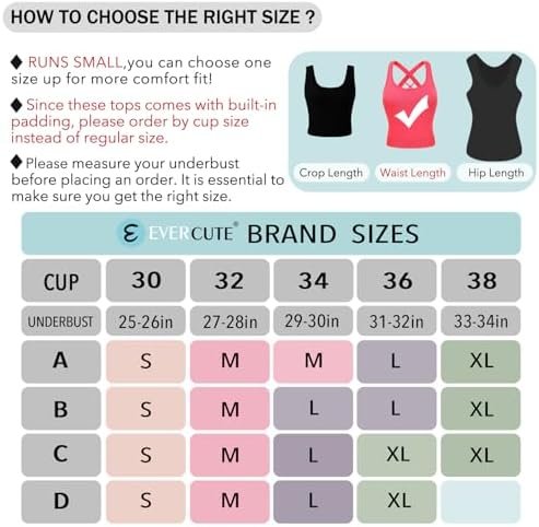 Workout Yoga Crop Tank Tops for Women Criss Cross Strappy Tops with Built in Bra Ribbed Seamless High Impact Tanks