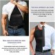 Mens Compression Shirt Slimming Body Shaper Vest Sleeveless Undershirt Tank Top Tummy Control Shapewear for Men