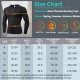 Men's Long Sleeve Compression Shirts Base-Layer Quick Dry Tops Workout Crewneck T Shirts