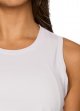 Active Women's Workout Tank Top, Buttery Soft Ribbed Panel Fashion Novelty Tank for Casual Wear, Workouts, Yoga