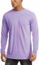 Men's Long Sleeve Shirts UPF 50+ UV Sun Protection Athletic Shirts for Hiking Running Workout Rash Guard