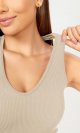 3-Pack Seamless Racerback Crop Tank for Women Ribbed Knit Soft Crop Tops