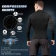 2/4 Pack Men's Compression Shirts Long/Short Sleeve Athletic Workout Tops Gym Undershirts Sports Baselayers Rash Guard