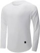 Mens Long Sleeves Muscle Casual Hipster Shirts Gym Workout Athletic Tops Pullover Curve Hem Tees