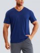 Mens Dry Fit V Neck T-Shirts Workout Soft Short Sleeve Moisture Wicking Running Athletic Gym Casual Tee Tops