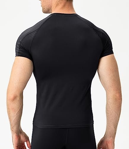 2/4 Pack Men's Compression Shirts Long/Short Sleeve Athletic Workout Tops Gym Undershirts Sports Baselayers Rash Guard