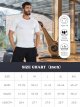 Men's Compression Shirts Short Sleeve Workout Tops Cool Running Gym T-Shirt Base Layer Undershirts Top