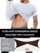 Mens Compression Shirt, Short Sleeve Athletic Compression Shirt Men, Cool Dry Workout Gym T Shirt, Undershirts Running Tops